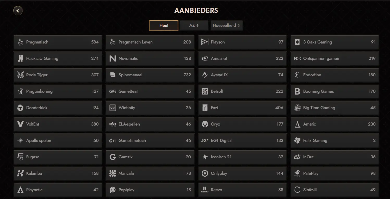 crusado casino aanbieders