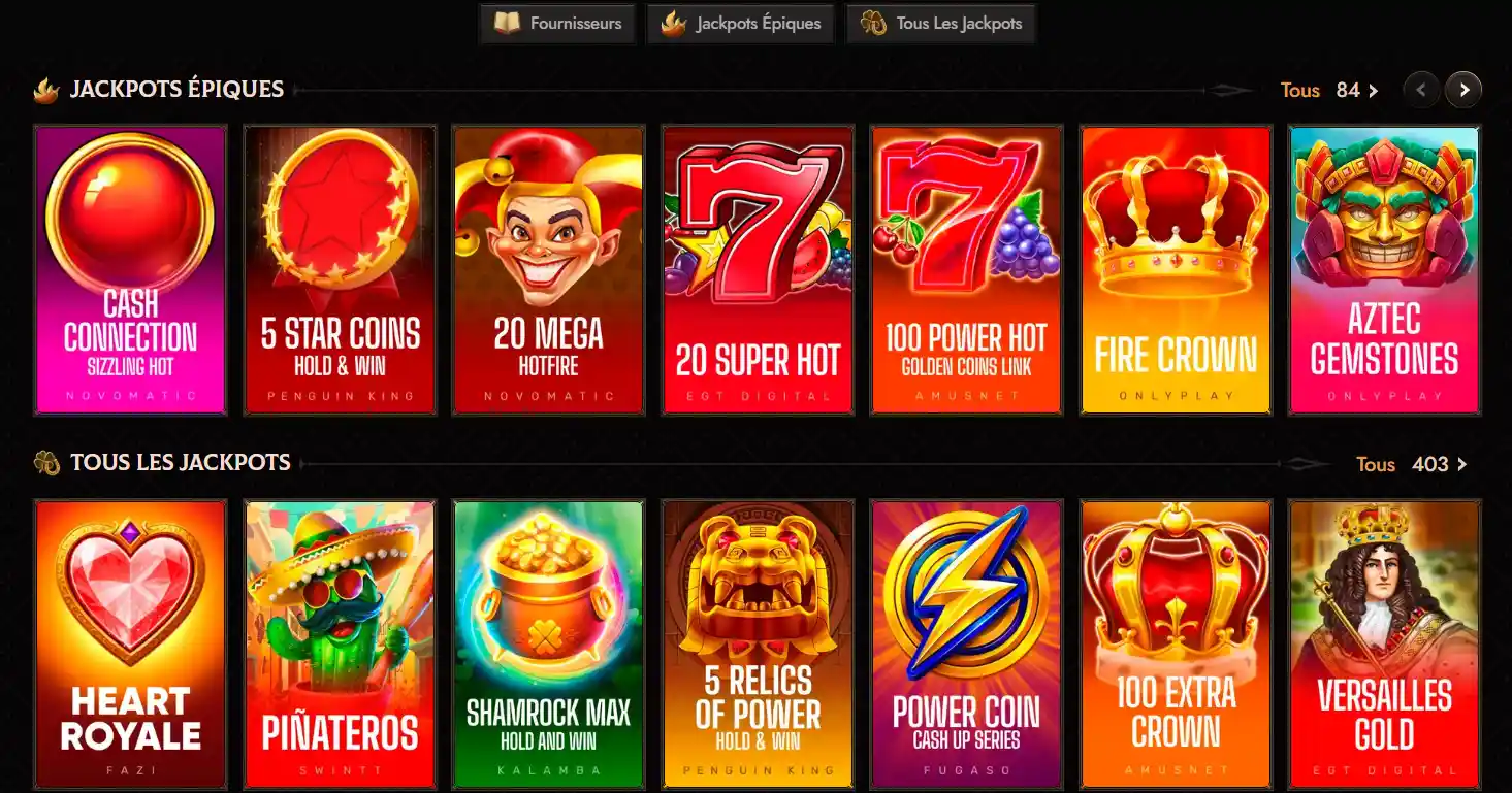 crusado casino jackpots