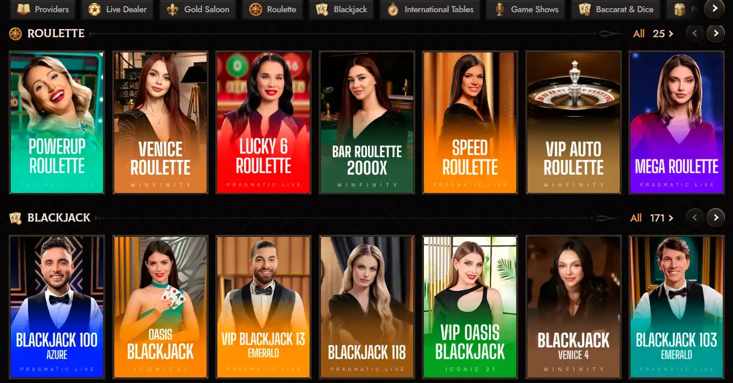 crusado casino live casino