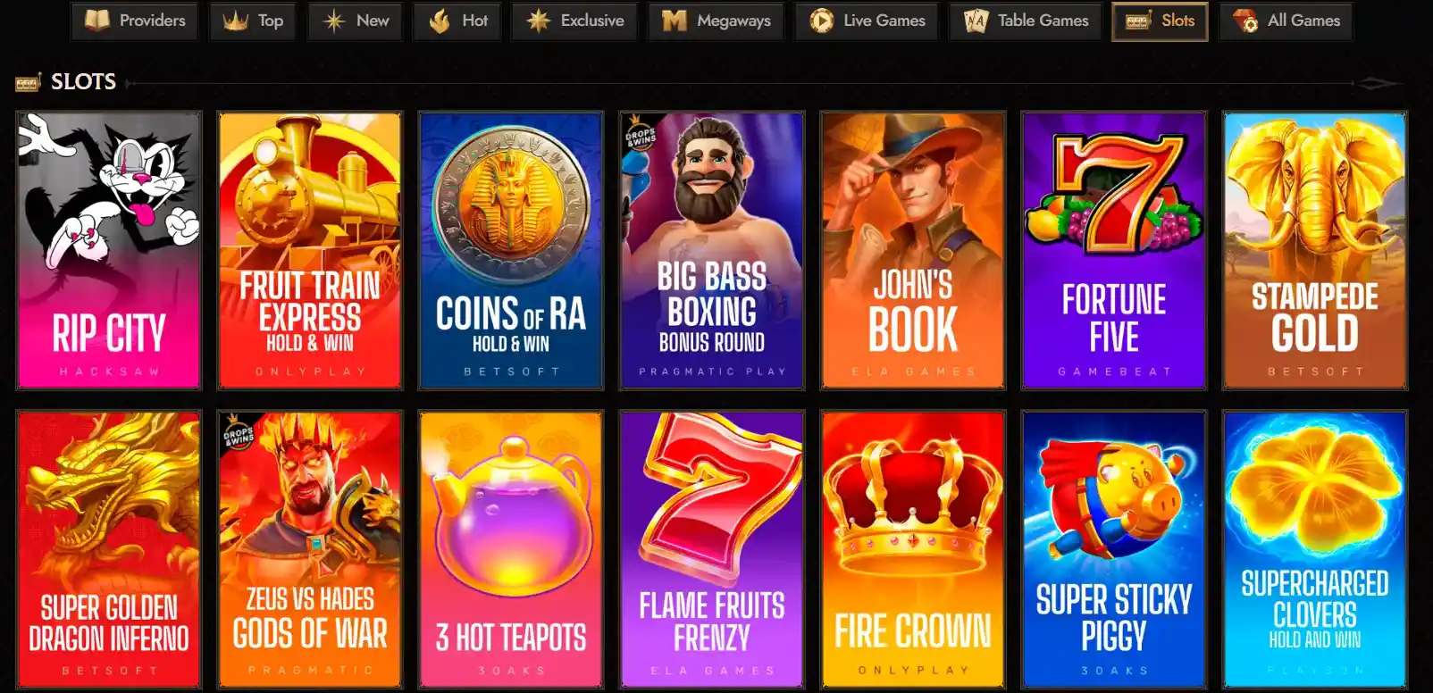 crusado casino slots